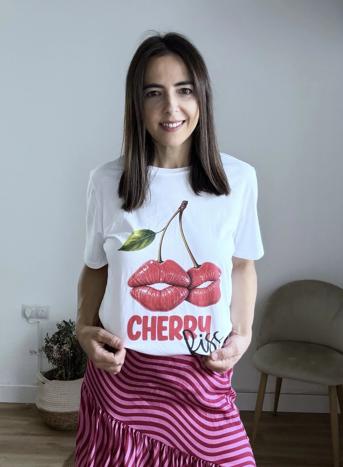Camiseta cerezas