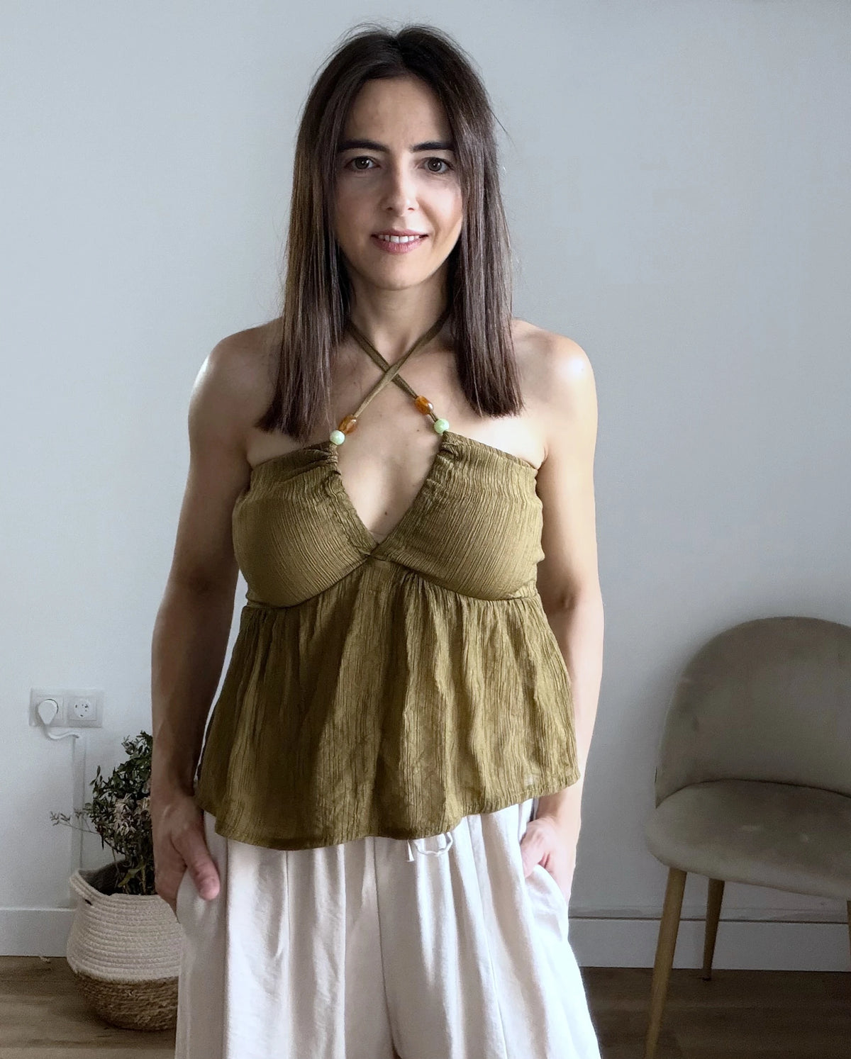 Top textura oliva