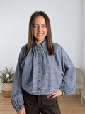 Camisa cuadros azul
