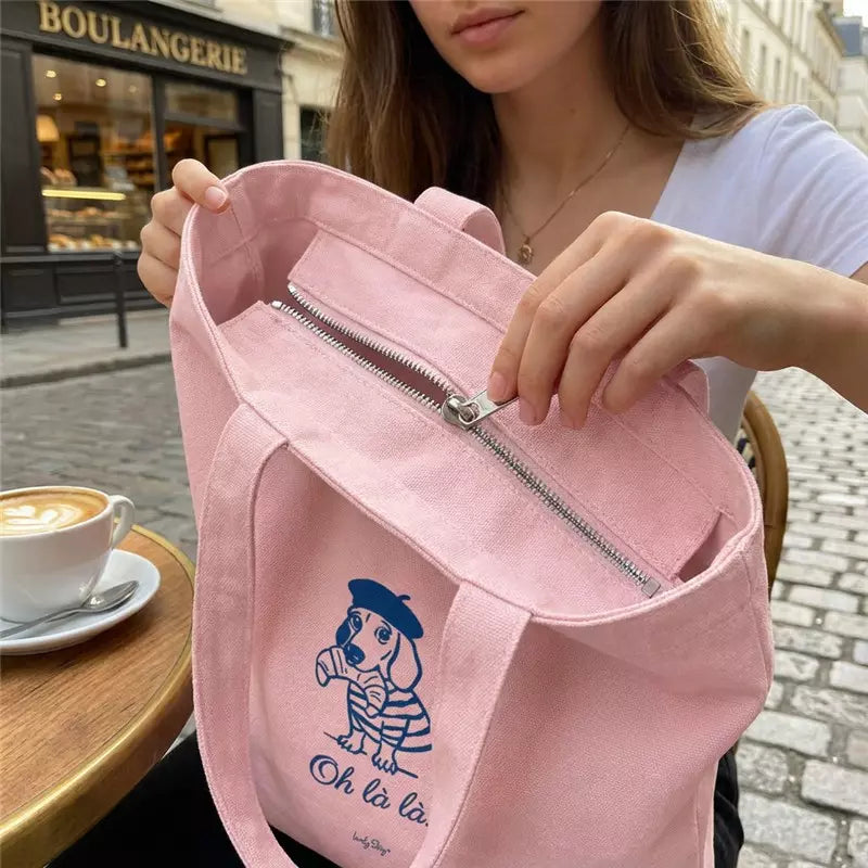 Tote bag Teckel